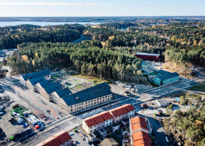 Förskola, skola och padelhall i Sigtuna Stadsängar